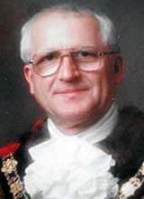 Picture of Cyng. E. Smith. Mayor of Llanelli 1996 - 97 
